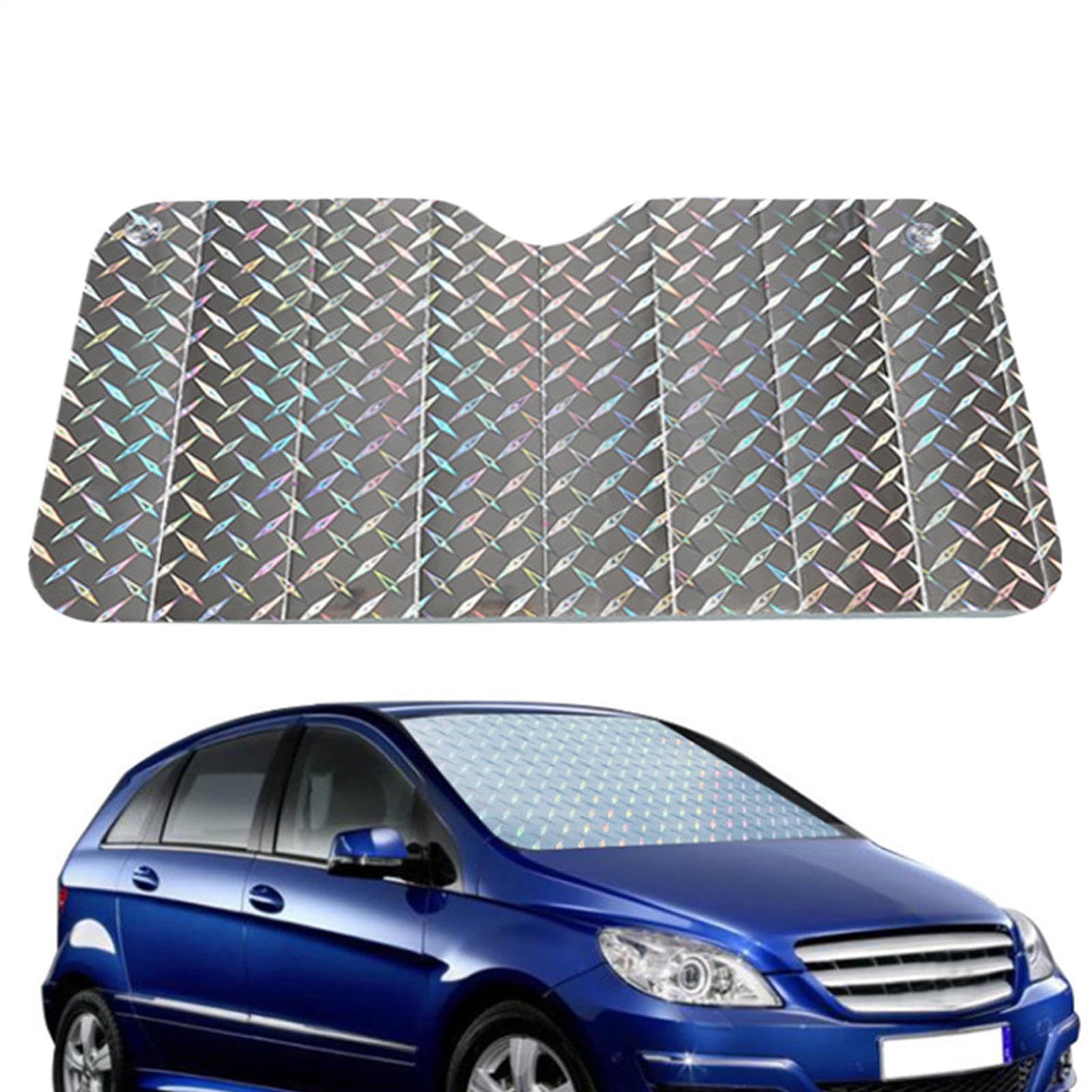Windschutzscheibe Sonnenschutz, Auto Sonnenschirme für Windschutzscheibe | Auto Sonnenschatten Windschutzscheibe Visier - UV -Schutzfahrzeugzubehör, reflektierende Bildschirmabdeckungsklappe, hält Ihr Windschutzscheibe Sonnenschutz, Auto Sonnenschirme für Windschutzscheibe | Auto Sonnenschatten Windschutzscheibe Visier - UV -Schutzfahrzeugzubehör, reflektierende Bildschirmabdeckungsklappe, hält Ihr von Tewzafiya