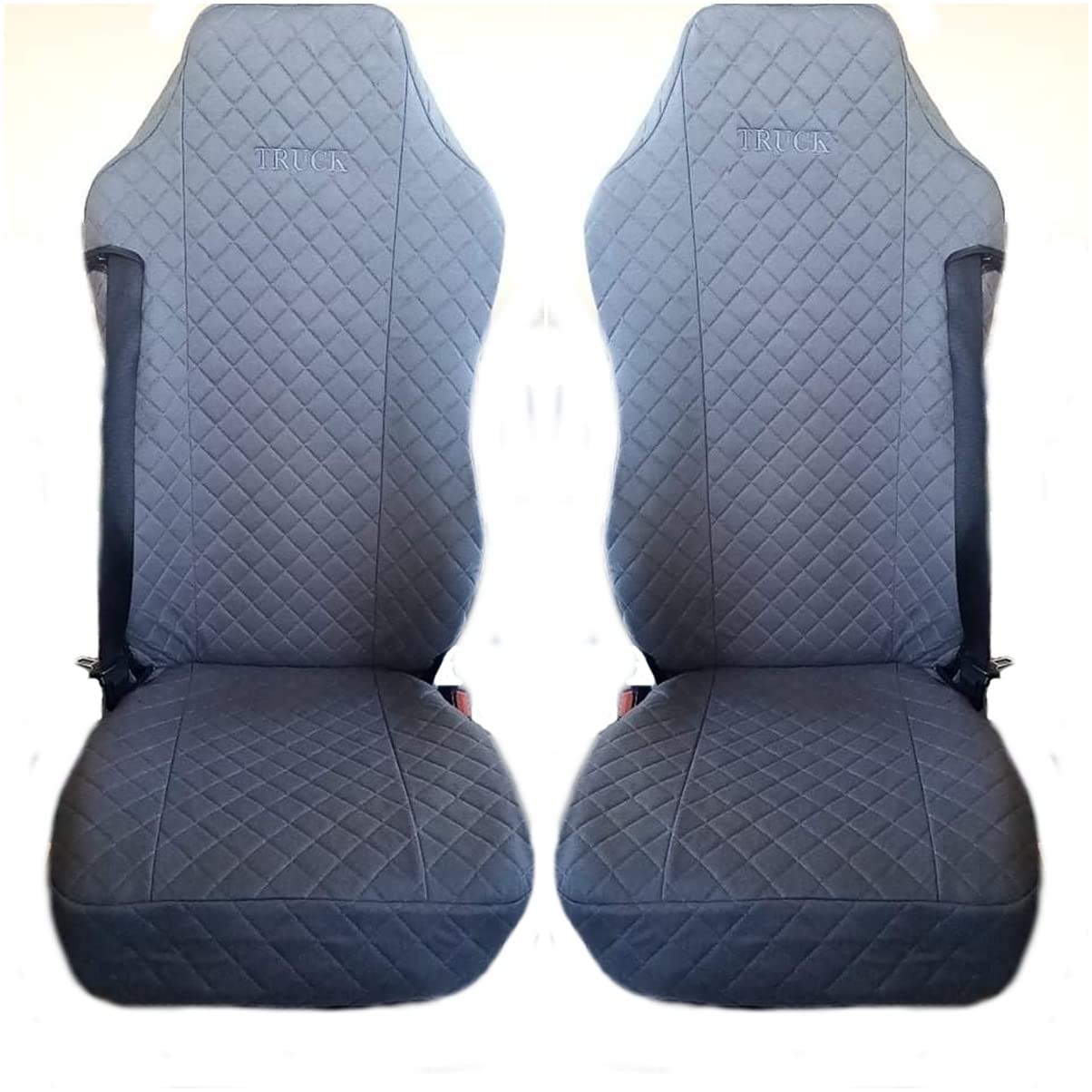Texmar LKW-Sitzbezüge, alle grau, Mikrofaser, passend für Iveco Stralis, 2 Stück Texmar LKW-Sitzbezüge, alle grau, Mikrofaser, passend für Iveco Stralis, 2 Stück von Kopeme