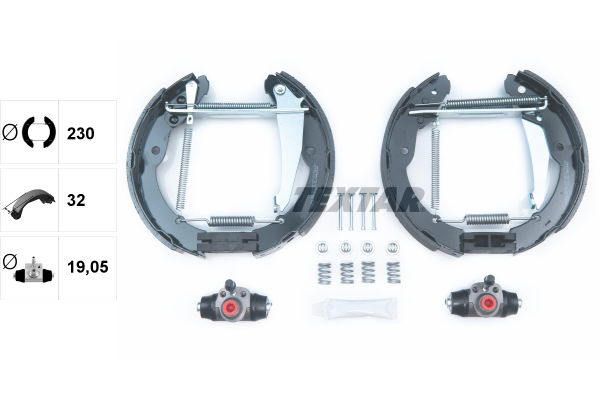 Bremsbackensatz Hinterachse Textar 84052400 von Textar