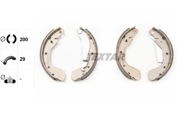 Bremsbackensatz Hinterachse Textar 91058100 Bremsbackensatz Hinterachse Textar 91058100 von Textar