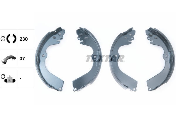 Bremsbackensatz Hinterachse Textar 91078400 von Textar
