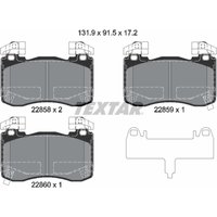Bremsbelagsatz TEXTAR 2285801 Bremsbelagsatz TEXTAR 2285801 von Textar