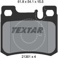 Bremsbelagsatz TEXTAR 2130103, Hinten von Textar