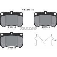 Bremsbelagsatz TEXTAR 2165404, Vorne Bremsbelagsatz TEXTAR 2165404, Vorne von Textar