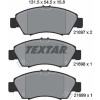 Bremsbelagsatz TEXTAR 2169701, Vorne von Textar