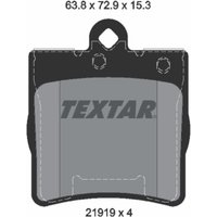 Bremsbelagsatz TEXTAR 2191901, Hinten von Textar