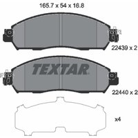 Bremsbelagsatz TEXTAR 2243901, Vorne von Textar