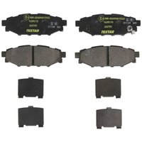 Bremsbelagsatz TEXTAR 2427101, Hinten Bremsbelagsatz TEXTAR 2427101, Hinten von Textar