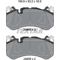 Bremsbelagsatz TEXTAR 2445503, Vorne von Textar