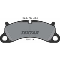 Bremsbelagsatz TEXTAR 2500301, Vorne von Textar