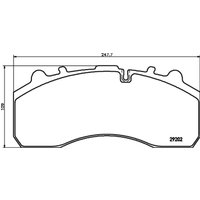 Bremsbelagsatz TEXTAR 2920201 von Textar