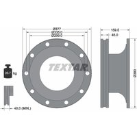 Bremsscheibe TEXTAR 93126900 hinten, belüftet, 1 Stück von Textar