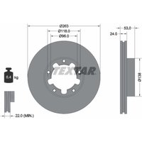 Bremsscheibe PRO TEXTAR 92174603, 1 Stück von Textar