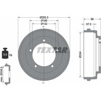 Bremstrommel TEXTAR 94013200 von Textar