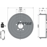 Bremstrommel TEXTAR 94015000 von Textar