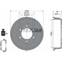 Bremstrommel TEXTAR 94034700 von Textar