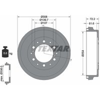 Bremstrommel TEXTAR 94039900 von Textar