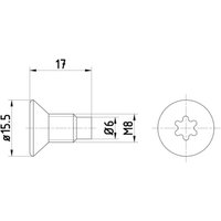 Schraube, Bremsscheibe TEXTAR TPM0004 von Textar