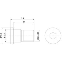 Schraube, Bremsscheibe TEXTAR TPM0007 von Textar