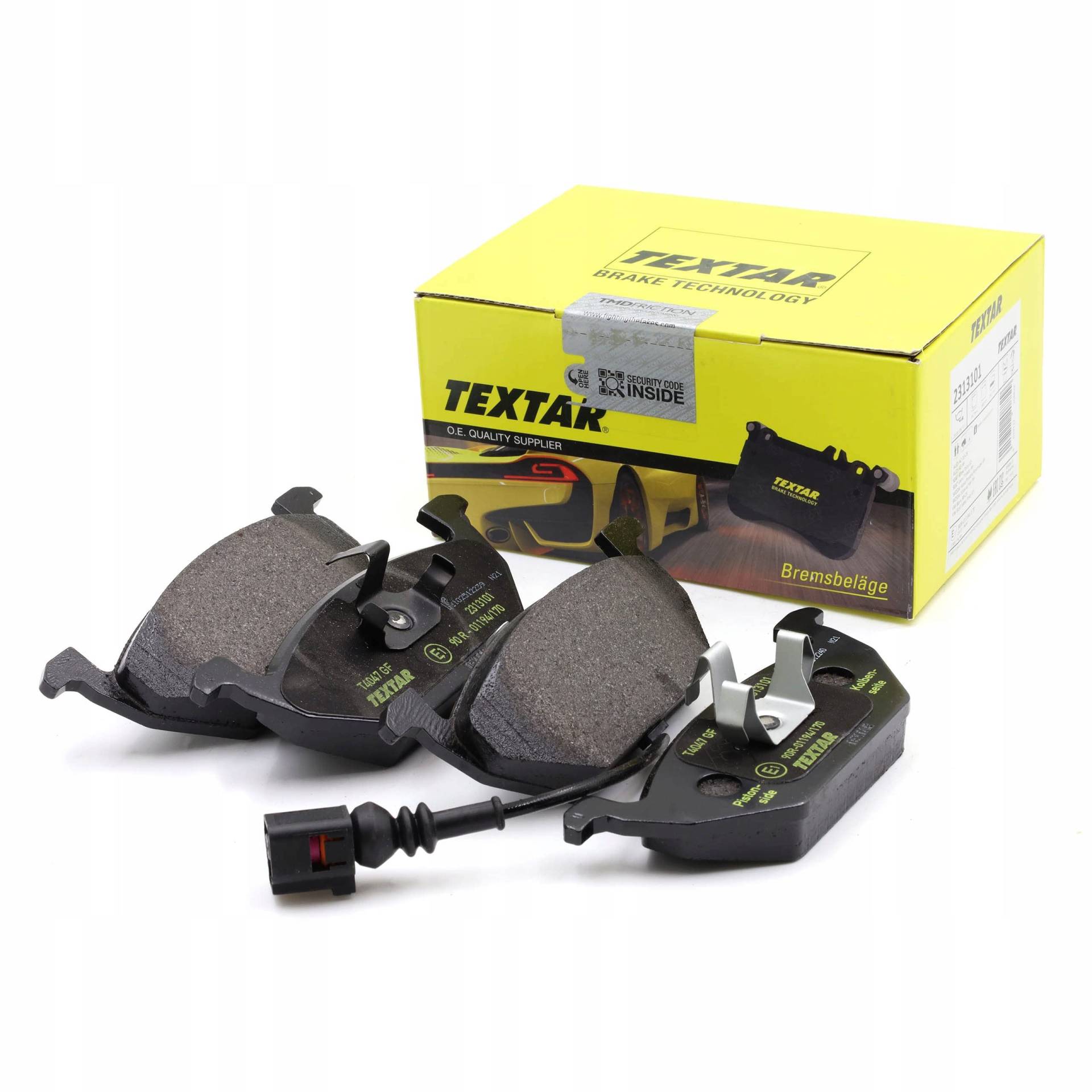 TEXTAR 2313101 4x Bremsbeläge vorne TEXTAR 2313101 4x Bremsbeläge vorne von Textar