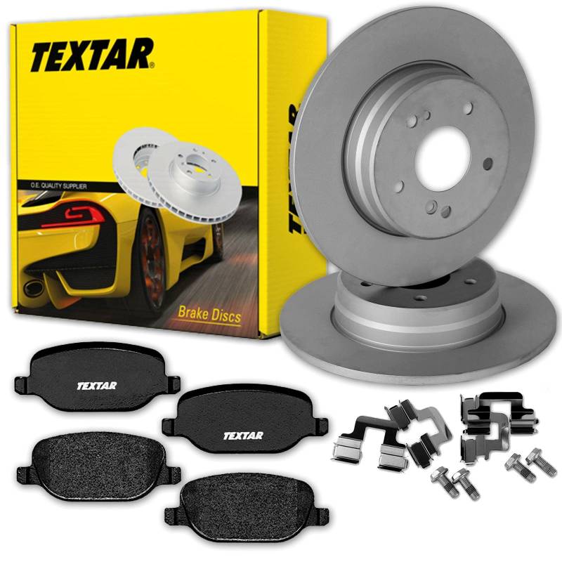 TEXTAR BREMSSCHEIBEN 278x12mm + BELÄGE HINTEN 159 + BRERA SPIDER 939 von Textar