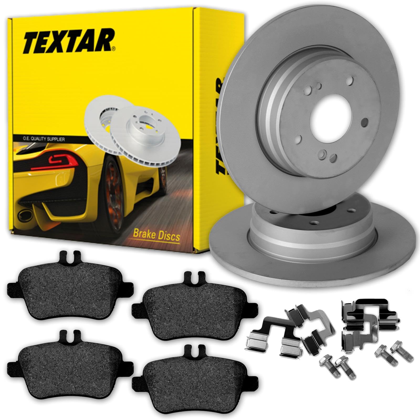 TEXTAR BREMSSCHEIBEN Ø295mm + BREMSBELÄGE SET HINTEN TEXTAR BREMSSCHEIBEN Ø295mm + BREMSBELÄGE SET HINTEN von Textar