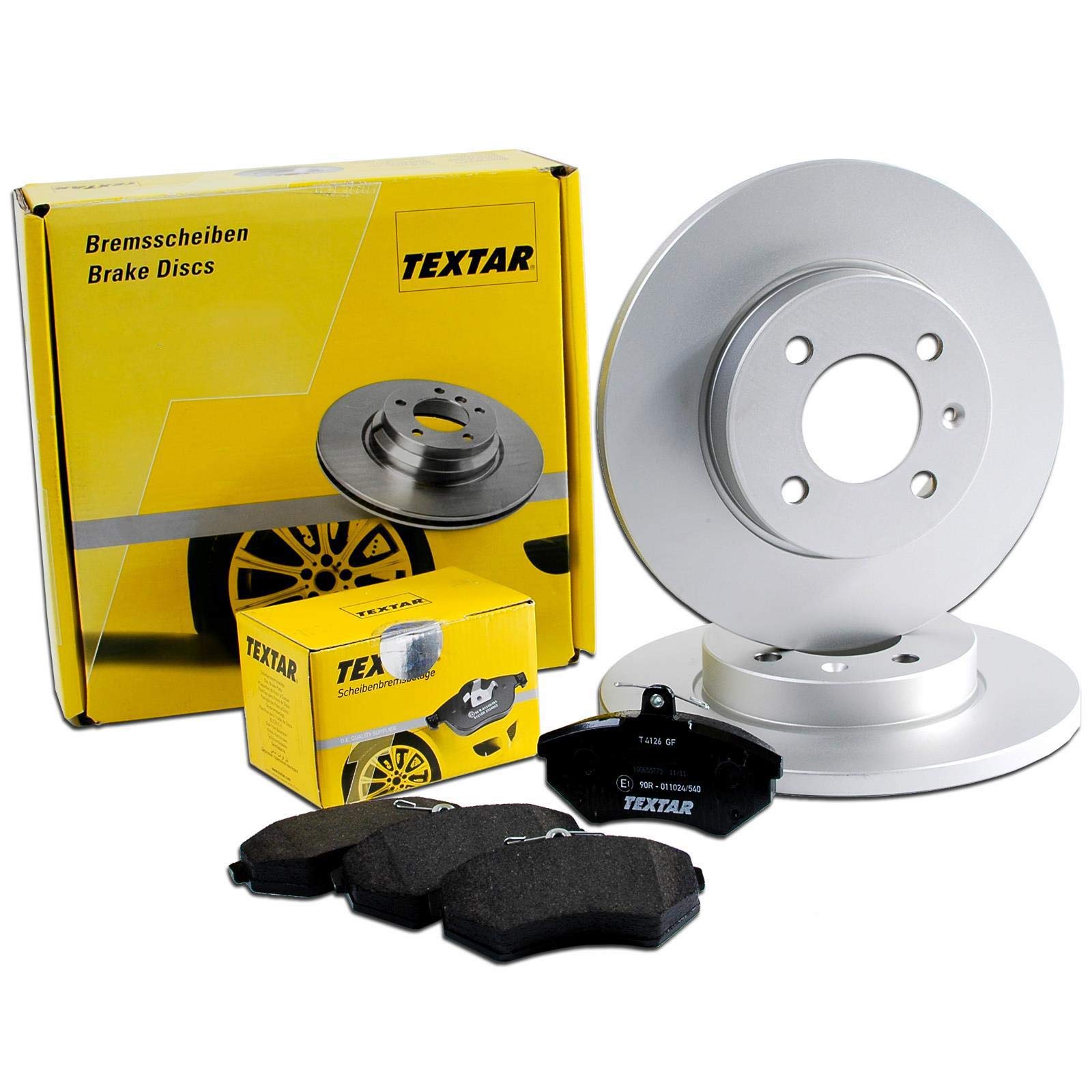 TEXTAR Bremsscheiben 264mm + 'Bremsbeläge hinten HA 264x10mm von Textar