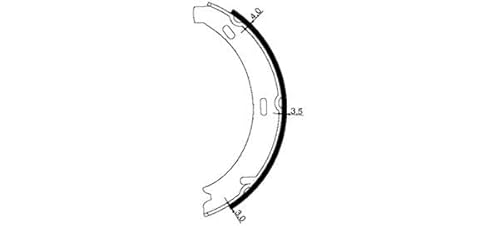 Textar 91057100 Bremsbackensatz, Feststellbremse Textar 91057100 Bremsbackensatz, Feststellbremse von Textar