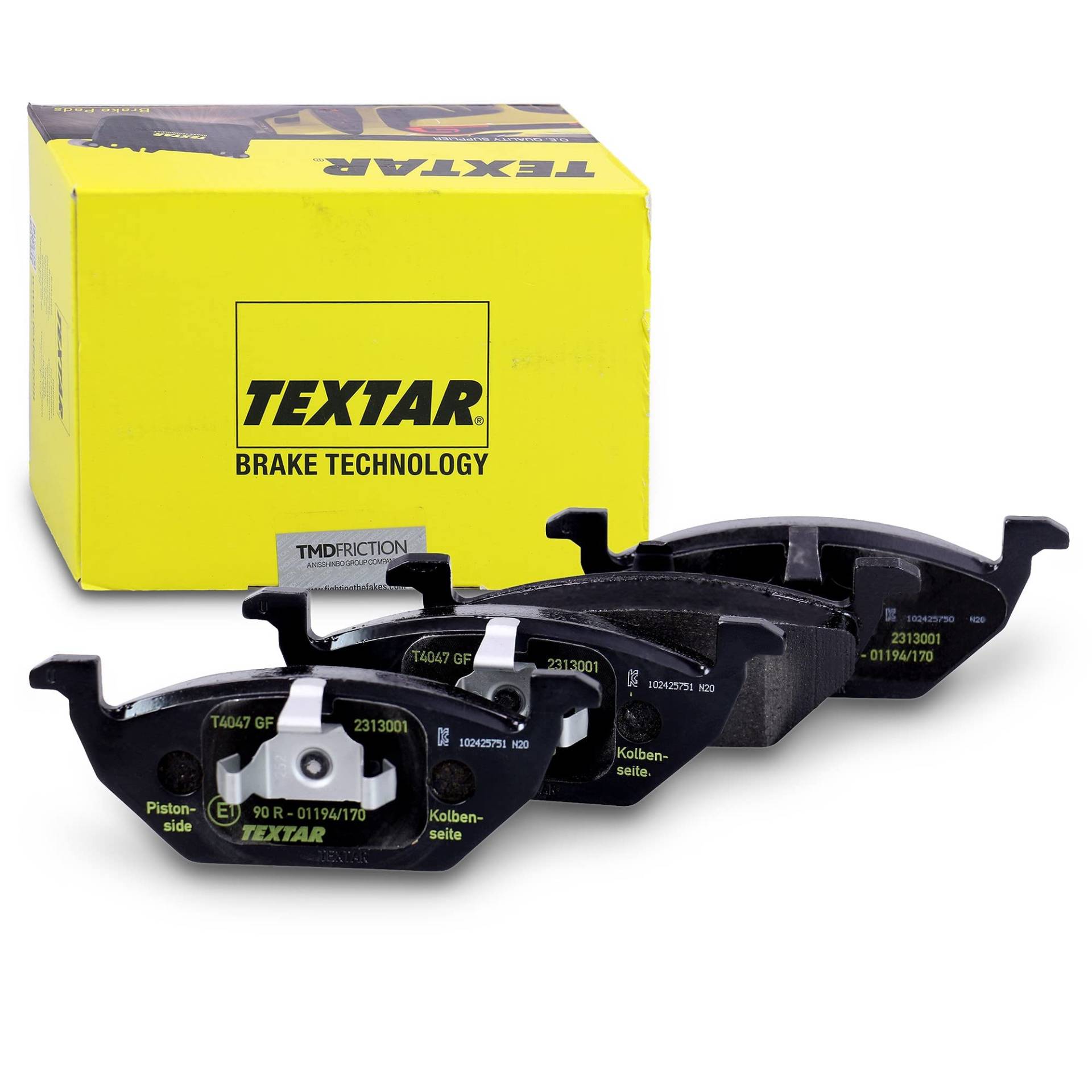 Textar 2313001 Bremsbelagsatz, Scheibenbremse Textar 2313001 Bremsbelagsatz, Scheibenbremse von Textar