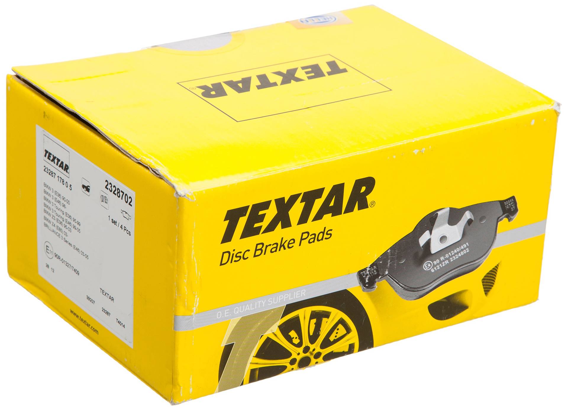 Textar 2328702 Bremsbelagsatz, Scheibenbremse Textar 2328702 Bremsbelagsatz, Scheibenbremse von Textar