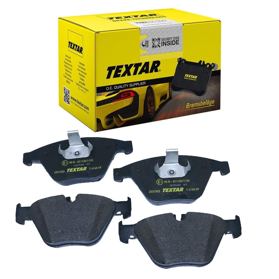 Textar 2331303 Bremsbelagsatz, Scheibenbremse Textar 2331303 Bremsbelagsatz, Scheibenbremse von Textar