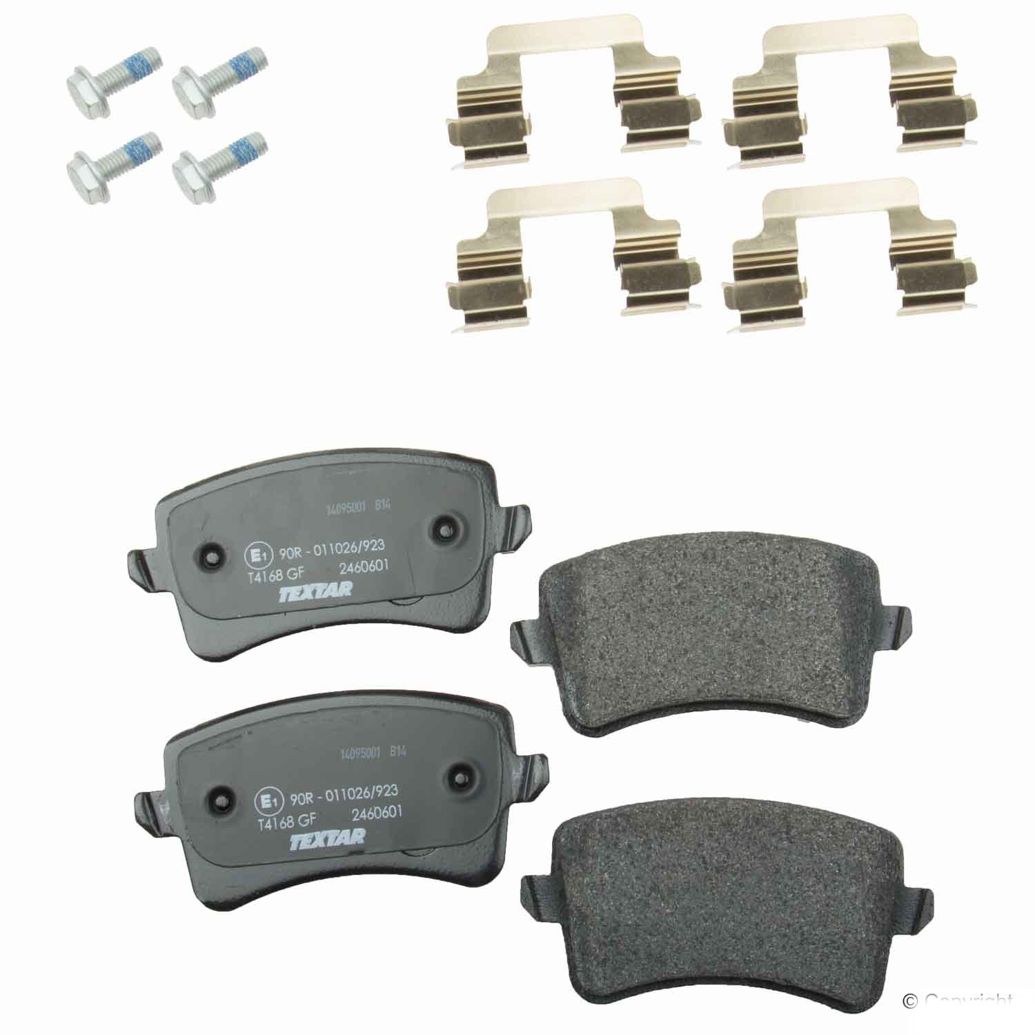 Textar 2460601 Bremsbelagsatz, Scheibenbremse von Textar
