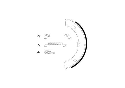 Textar 91066800 Bremsbackensatz, Feststellbremse Textar 91066800 Bremsbackensatz, Feststellbremse von Textar