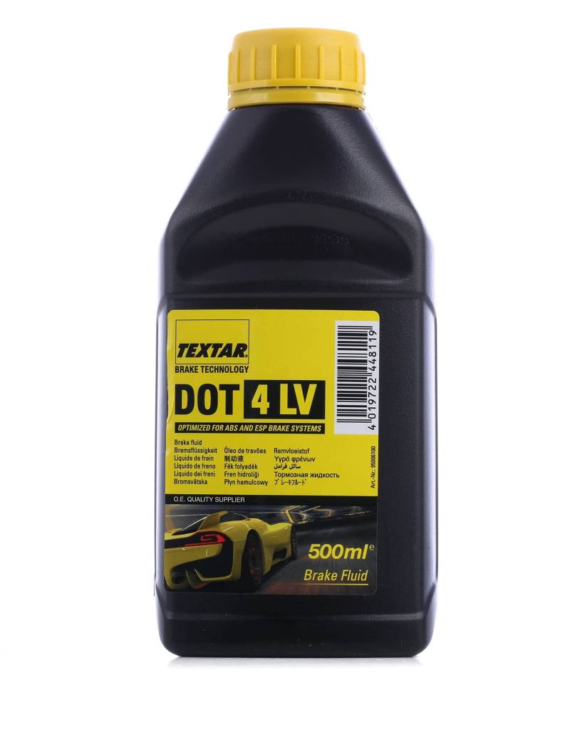 Textar Bremsflüssigkeit Dot 4 0,5L Brake Fluid 95006100 Brems Flüssigkeit von Textar