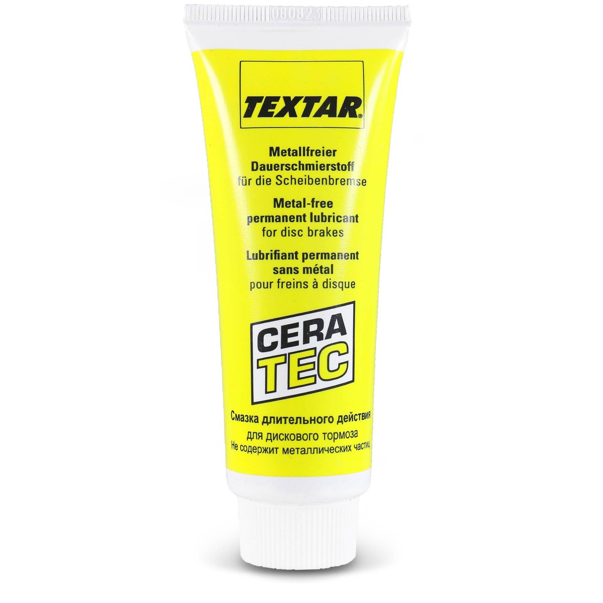 TEXTAR 75 ml Cera Tec Dauerschmierstoff (Anti-Quietsch-Paste) 81000400 TEXTAR 75 ml Cera Tec Dauerschmierstoff (Anti-Quietsch-Paste) 81000400 von Textar