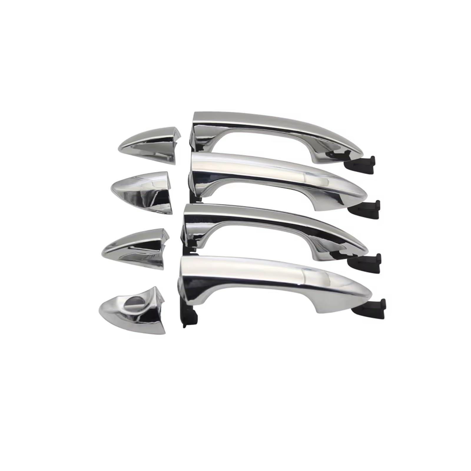 Auto-Außentürgriffe Für Hyundai I20 15-c Chrom Typ Außentür Griff Türgriff Beifahrerseite(FL FR RR RL 4PCS) von Tfkkaw