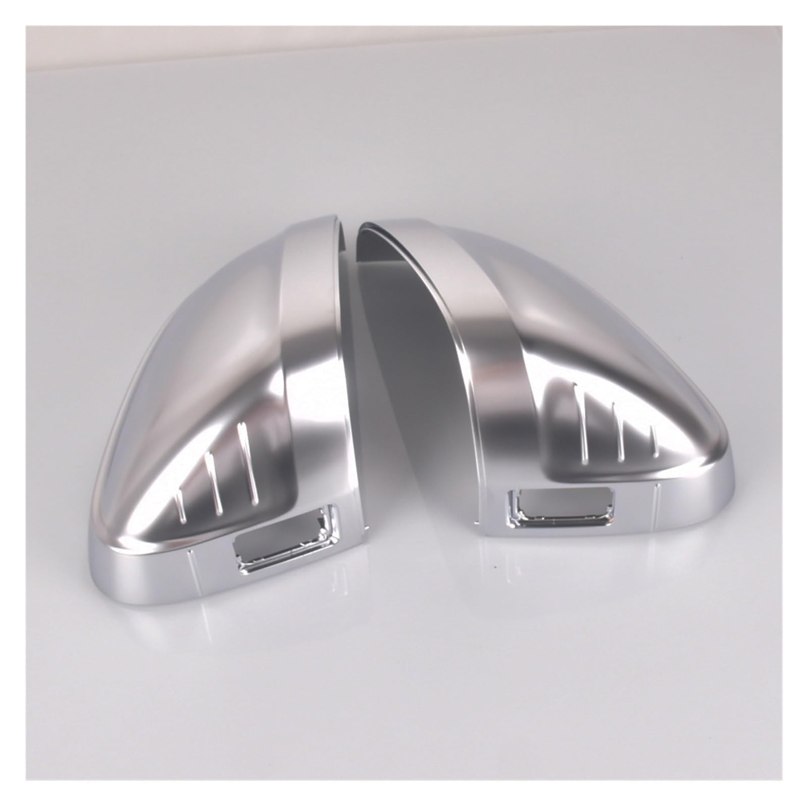 Auto Rückspiegel Kappe Für A4 A5 S4 S5 B9 Auto Rückspiegel Abdeckung Seite Flügel Schützen Rahmen Abdeckungen Trim Silber Matt Chrom Shell Rückspiegel Abdeckung(B) von Tfkkaw