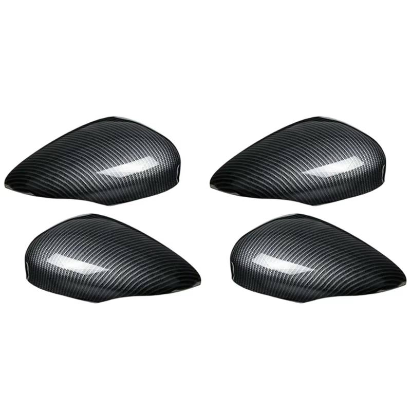 Auto Rückspiegel Kappe Für Ford Für Fiesta Mk7 2008-2017 Carbon Side Flügel Spiegel Abdeckung Trim Rückspiegel Abdeckungen Rückspiegel Abdeckung von Tfkkaw