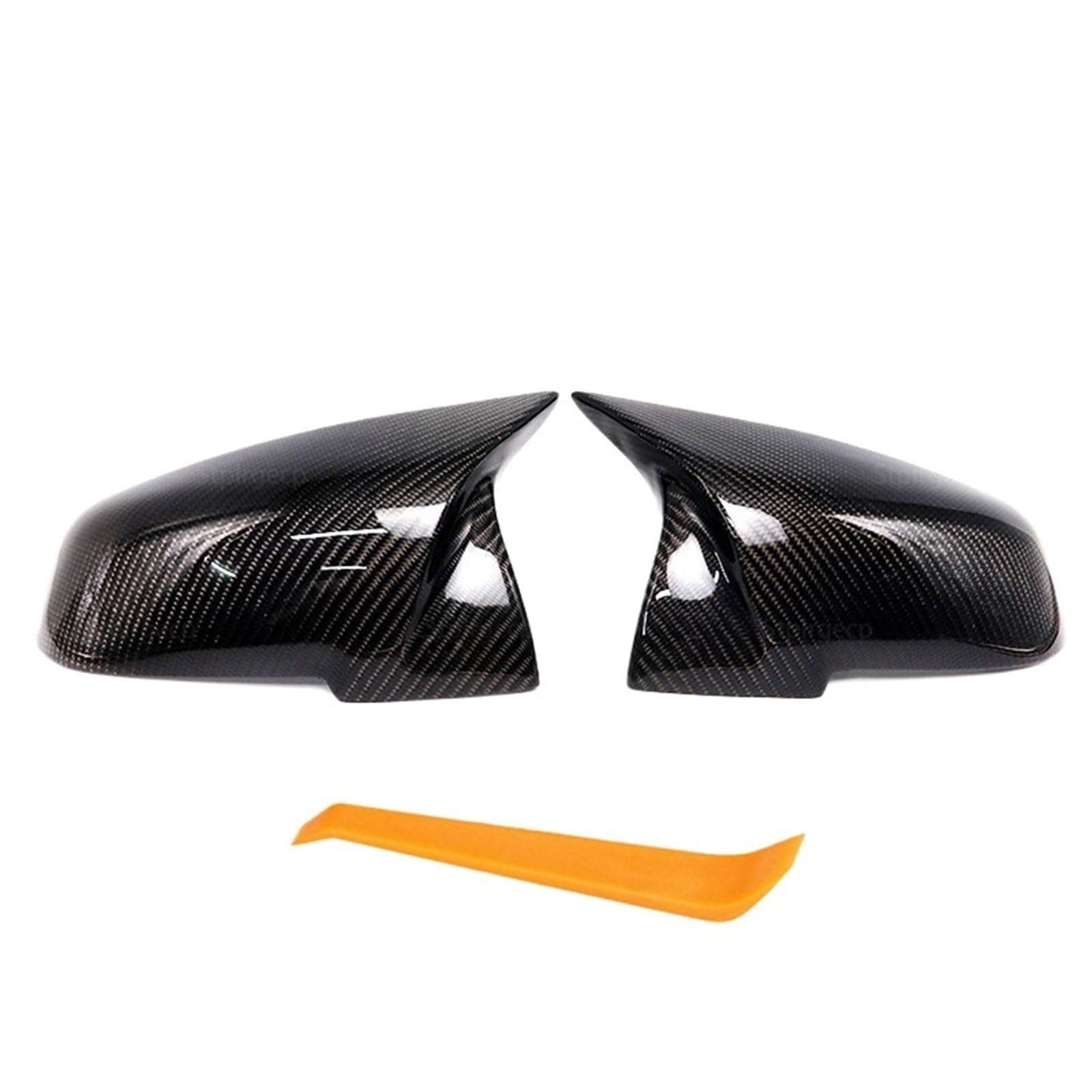 Auto Rückspiegel Kappe Für Serie 1 2 3 4 XM 220i 328i 420i F20 F21 F22 F23 F30 F32 F33 F36 X1 Rückspiegel Abdeckkappe Real Carbon Fiber Rückspiegel Abdeckung(Real Carbon) von Tfkkaw
