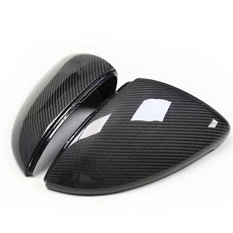 Auto Rückspiegel Kappe Für VW Für GOLF 7 MK7 MK7.5 R GTI 2014-2019 Real Carbon Fiber Auto Ersatz Rückspiegel Seite Spiegel Flügel Abdeckung Kappe Außen Fall Trim Rückspiegel Abdeckung von Tfkkaw