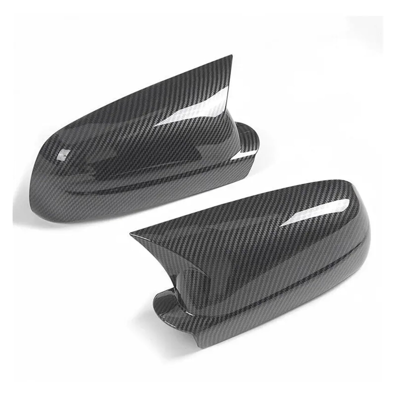 Auto Rückspiegel Kappe Für VW Für Golf 4 MK4 1998-2002 Für Passat B5 Auto Rück Seite Spiegel Abdeckung Aufkleber Flügel Kappe Außentür Fall Trim Rückspiegel Abdeckung(Carbon) von Tfkkaw