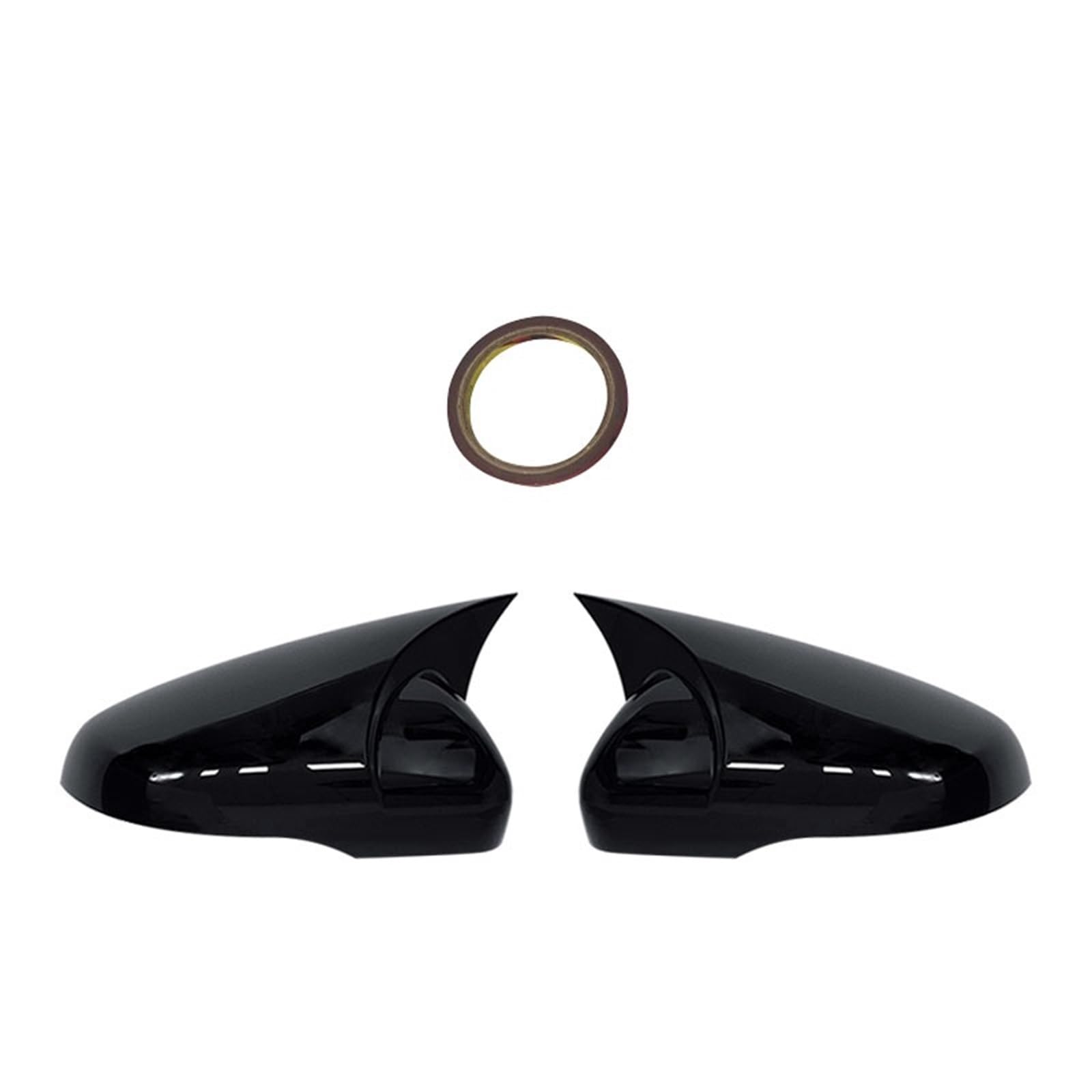 Auto Rückspiegel Kappe Für VW Für Golf MK6 MK7 7,5 Für GTI R Für GTD Für Basis 2009-2020 2Pcs Seite Rückspiegel Abdeckung Kappen Spiegel Werkzeuge Fall Rückspiegel Abdeckung(Gloss a) von Tfkkaw