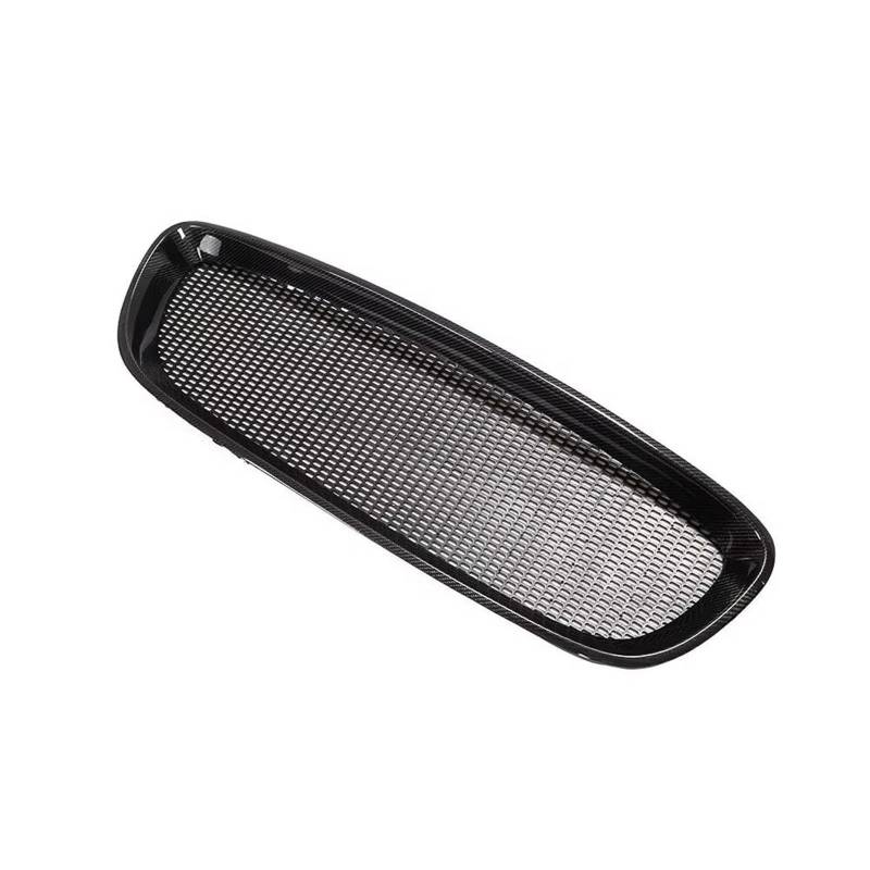 Frontgrills Für Jaguar Für F-typ 2013 2014 2015 2016 Carbon Fiber Front Stoßstange Grill Grille Rahmen Abdeckung Kühlergrille von Tfkkaw