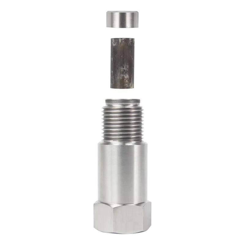 Lambdasonden Universal Edelstahl SS304 Check Engine Light Katalysator O2 Sensor Spacer Adapter M18X1.5 Oxide Sensor von Tfkkaw