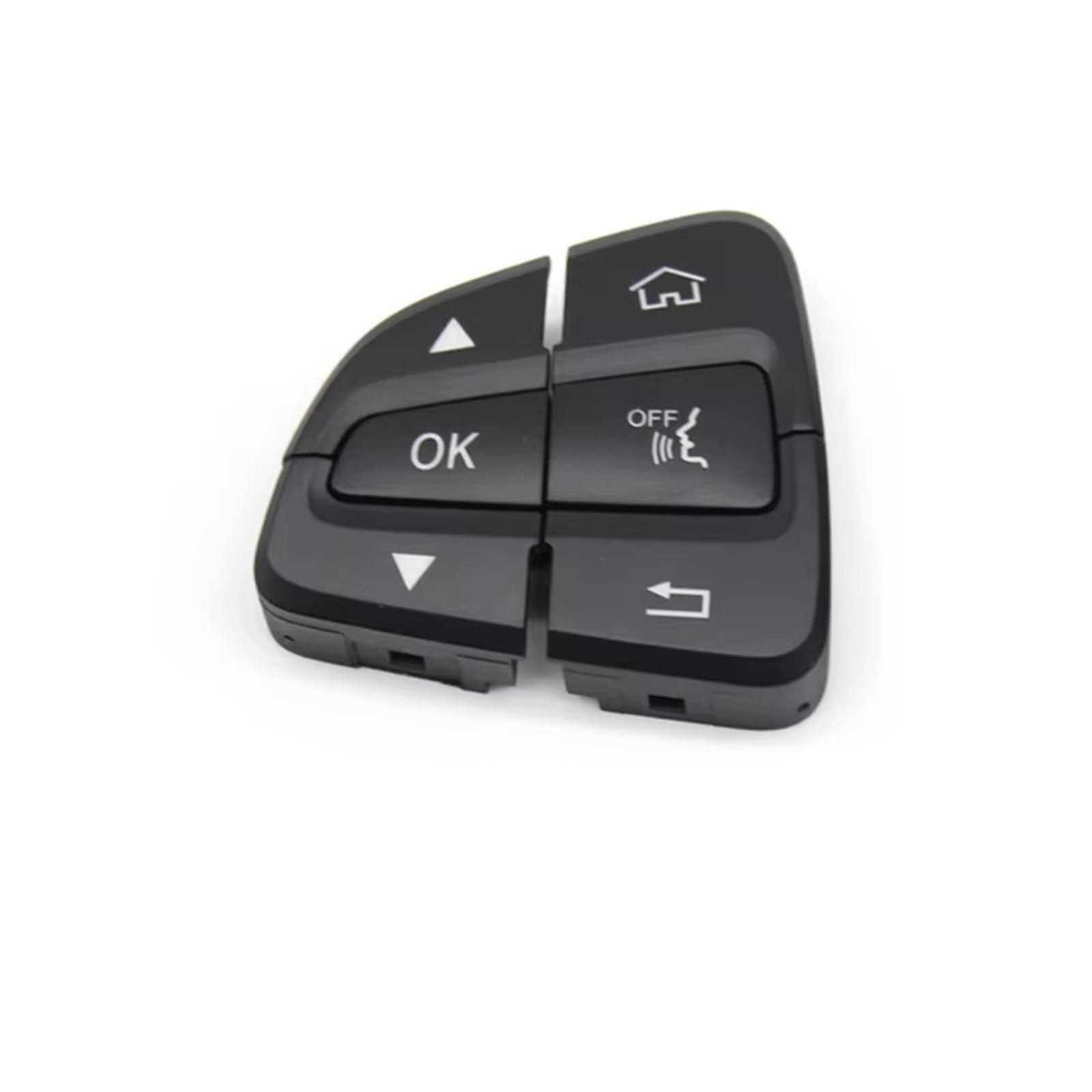 Lenkradtastenschalter Für Benz C Für GLC Klasse W205 W253 0999050300 Auto Multi-Funktion Lenkrad Schalter Control Tasten Abdeckung Lenkrad-Bedientaste(Black L) von Tfkkaw