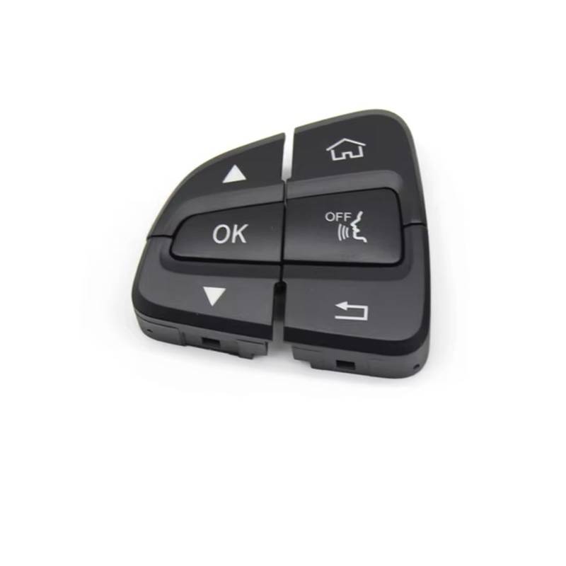 Lenkradtastenschalter Für Benz C Für GLC Klasse W205 W253 0999050300 Auto Multi-Funktion Lenkrad Schalter Control Tasten Abdeckung Lenkrad-Bedientaste(Black L) von Tfkkaw