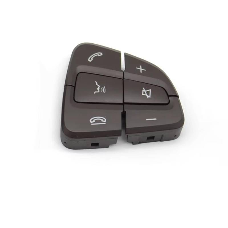 Lenkradtastenschalter Für Benz C Für GLC Klasse W205 W253 0999050300 Auto Multi-Funktion Lenkrad Schalter Control Tasten Abdeckung Lenkrad-Bedientaste(Moka R) von Tfkkaw