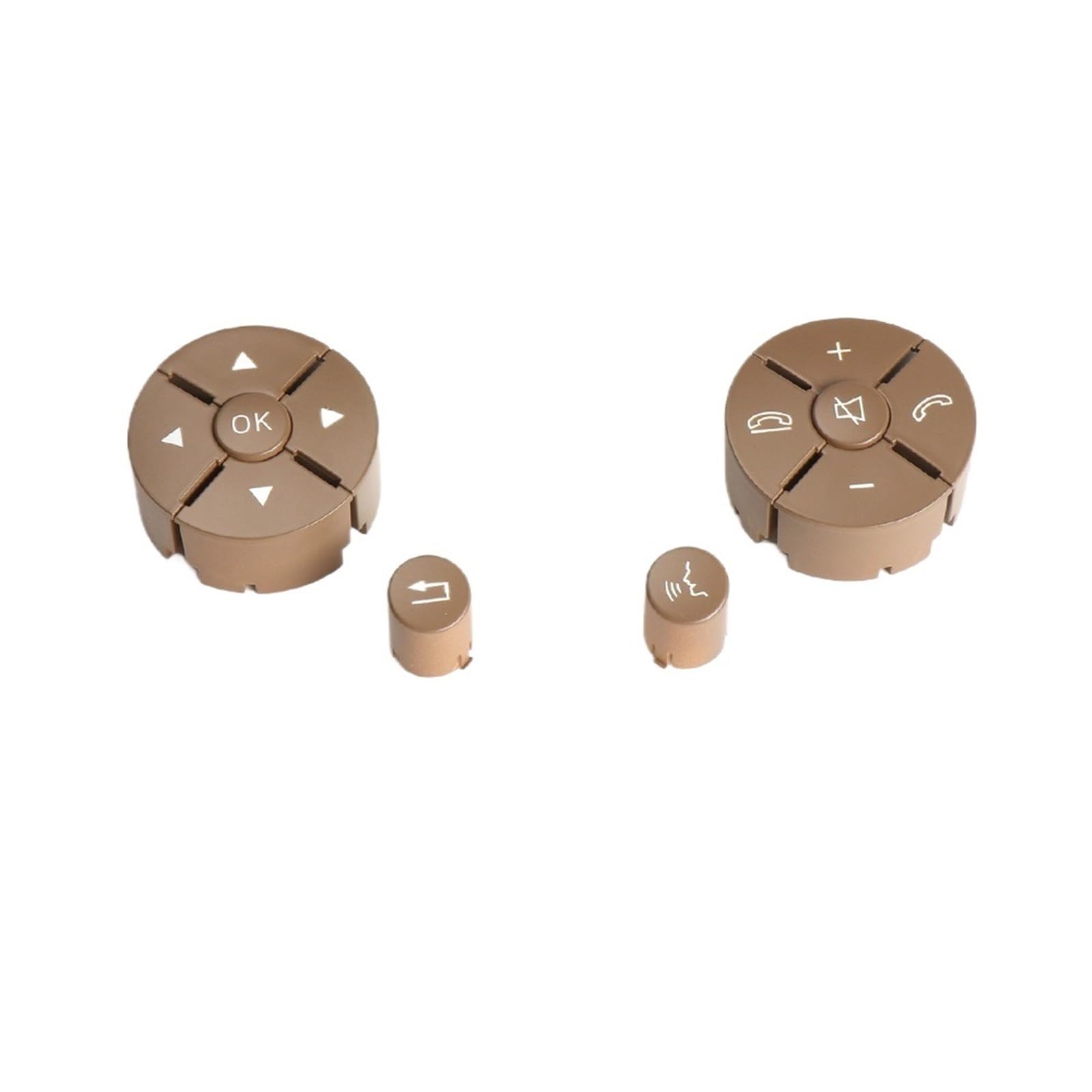 Lenkradtastenschalter Für Benz CE Für GLK Klasse W204 W212 2048210351 Lenkrad Schalter Steuerung Tasten Auto Multifunktions Schalter Tasten Lenkrad-Bedientaste(Beige 1Pair) von Tfkkaw