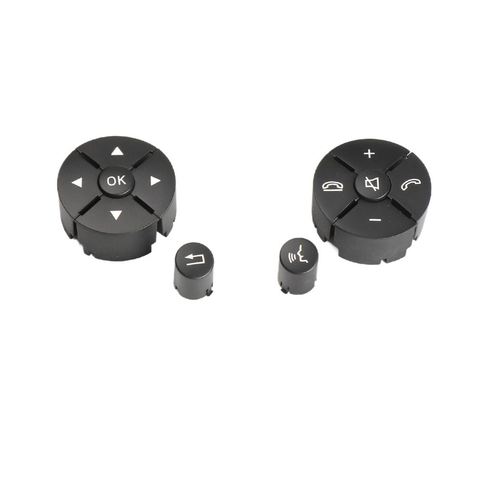 Lenkradtastenschalter Für Benz CE Für GLK Klasse W204 W212 2048210351 Lenkrad Schalter Steuerung Tasten Auto Multifunktions Schalter Tasten Lenkrad-Bedientaste(Black 1 Pair) von Tfkkaw