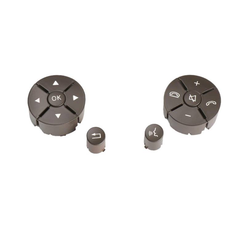 Lenkradtastenschalter Für Benz CE Für GLK Klasse W204 W212 2048210351 Lenkrad Schalter Steuerung Tasten Auto Multifunktions Schalter Tasten Lenkrad-Bedientaste(Brown 1 Pair) von Tfkkaw